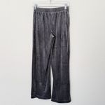 Soma [] Galaxy Gray Velvety Rib Wide Leg Pants NWT Lounge Comfortable Sleep Sz XS Photo 1