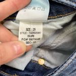 joe's jeans Womens 29 Finny Jeans Dark Wash Blue Skinny Busted Knees Mid Rise Photo 9