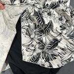 Island Pearls Womens 14 One Piece Tankini Swimsuit Flowy Black White Nylon Blend Photo 3