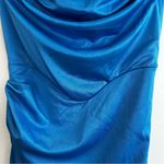 Lulus NWT Elegant Status Blue Strapless Tulip Midi Dress Size XS Photo 9