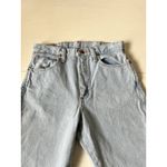 Wrangler Vtg Womens 3/32β Cowboy Cut Straight Leg Western Light Wash Denim Jeans Photo 1