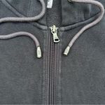 UGG Y2K  Dark Grey Black Full Zip Up Hoodie w/ Fleece Interior Photo 3