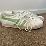 Gola Tennis Mark Cox White and Green Sneakers Size 9 Women's Photo 2