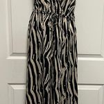 Elan COVER-UP MAXI DRESS IN TAN/ BLACK ZEBRA PRINT Photo 2