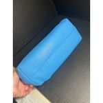 Coach  East/West Celeste Convertible Hobo Bag Pebbled Leather Blue Purse Photo 4