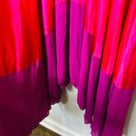 Amur Amelia Dress Rosie Grape V-Neck Open Back Asymmetrical Hem Dress Size 14 Photo 8