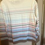 Liz Claiborne Crazy horse Colorful Striped Long Sleeve Shirt medium Photo 4