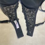 Victoria's Secret  Black Floral Lace Bra Photo 4
