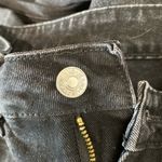 Bagguie Black Flare Wide Leg Jeans with Distressed Knees Photo 5