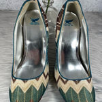 Shiekh  Chevron Pattern Heels Photo 3