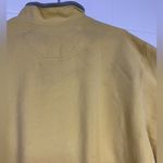 IZOD  Men's Yellow Quarter-Zip Sweater large Photo 5