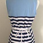 Denim & Co. Blue/White Striped Maxi Dress sz XS Blue Photo 4