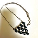 Lucky Brand  blue pendant silver tone necklace Photo 6