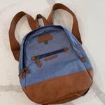 ALDO Denim Chambray Unisex Backpack Adjustable Straps Laptop Pocket School Photo 0