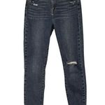 Pistola  Distressed High Rise Raw Hem Skinny Ankle Jeans, Sz 27 Photo 0