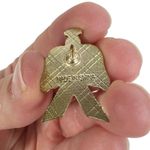 Lot of 4 Ribbon Lapel Pins Breast Cancer & One Less Wildfire Pink Photo 6