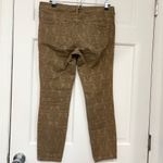 Free People Jacquard Textured Jeans Pants Brown/Khaki Floral Embossed Boho Sz 29 Photo 3