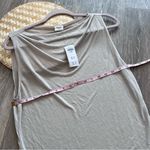 Abercrombie & Fitch NWT  gray sheer boatneck tank‎ Photo 3