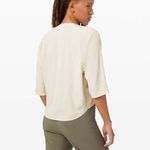 Sarala Shirt *lululemon lab in Antique White Photo 1
