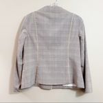 Rebecca Taylor Glen Plaid Brown/Yellow/White Five Button Blazer Photo 3