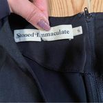 NWOT Lulus Wild One Black Star Embroidered Tie Photo 10