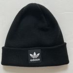 Adidas retro sport classic logo black knit cuffed beanie Photo 0