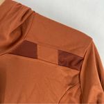 Melt Fit Mesh Cutouts Full Zip Hooded Long Sleeve Cropped Jacket Athleisure Orange Size L Photo 6