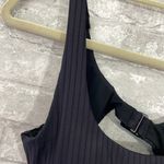 Athleta Black RIB BRA CUP BIKINI TOP Photo 3