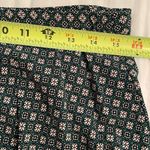 J. Jill Green Floral Print Midi Skirt & Matching Blouse Womens Size Small Career Photo 4