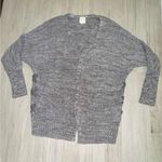Hippie Rose Gray Knit Cardigan Photo 1