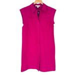 MICHAEL Michael Kors Poplin Shirt Dress in Geranium Pink size Medium NWT Photo 1