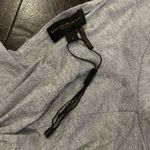 Donna Karan  New York Empire Twist Top in Silver Long Sleeve Photo 3