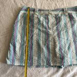New York And Company Vintage Y2K Blue Stripped Skort Photo 5