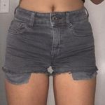 American Eagle Outfitters Grey Denim Shorts Gray Size 0 Photo 0