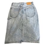 Denim Forum ’90s Carpenter Midi Pencil Skirt — Size 26 Blue Photo 2