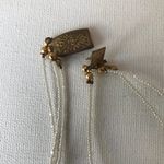 Beaded Stone Fresh Water Pearls Necklace Vintage Photo 6