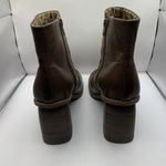 Kork-Ease  Destiny Stacked Heel Ankle Boots size 9.5M brown leather E4 Photo 4