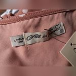 Versona  Blush Long Sleeve Polka Dot Dress Photo 13