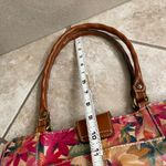 Patricia Nash  Rienzo Satchel Heritage Print
Brown & Floral Leather Dust bag EUC Photo 7