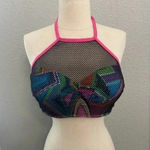 Jams World 2  Hula Moon Mesh Bikini‎ Tops Size XL Halter Swim Photo 0