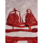Avidlove Red Lace Lingerie Set & Suspender Belt Small Photo 1