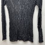 Lace Black Top XS Witchy Goth Whimsigoth Punk Rockabilly Festival Emo Renassance Photo 2