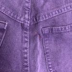 Vintage 90s Nada Nuff High Rise Button Jeans S Purple Straight Leg Belt Loops Photo 4