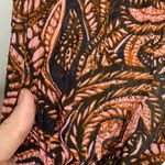 Karina Grimaldi  Women Roma Print Blouse Top Size‎ Medium Pink Paisley Chiffon Photo 9