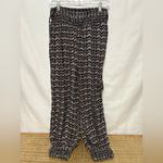 Anthropologie  Geometric Print Joggers‎ Size Small Photo 1
