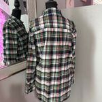 Madewell  Ex-Boyfriend tartan plaid flannel shirt size small.  Photo 3