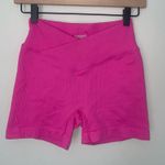Barbie Pink‎ OQQ High Waist Tummy Control Gym Shorts Pink Size XS Photo 0