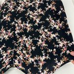 Old Navy Dark Floral Print Button Front Tank Top Size XL Photo 4