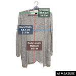 Cynthia Rowley  Beige Open-Knit Cardigan Photo 4