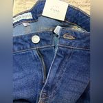 Knox Rose Mid Rise Straight Distressed Embroidered Side Denim Jeans Photo 9